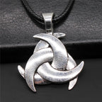 Triquetra Knot Statement Pendant Necklace