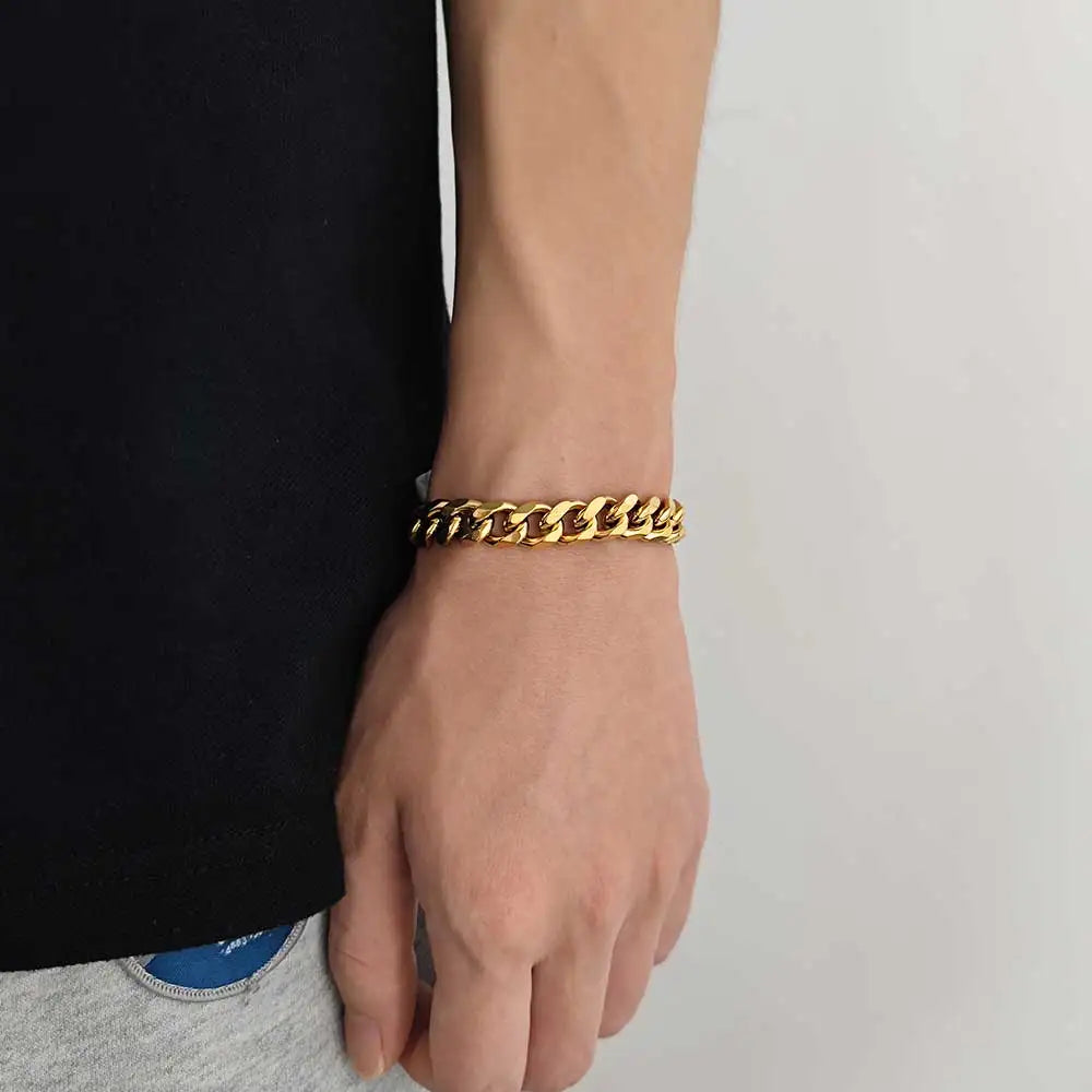 Cuban Bracelet Stainless Steel 11MM Miami