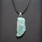1PC Natural Crystal Rough Stone Amethyst Pendant Energy Healing Gemstone Amethyst Necklace Charms Chakra Halo Jewelry for Women