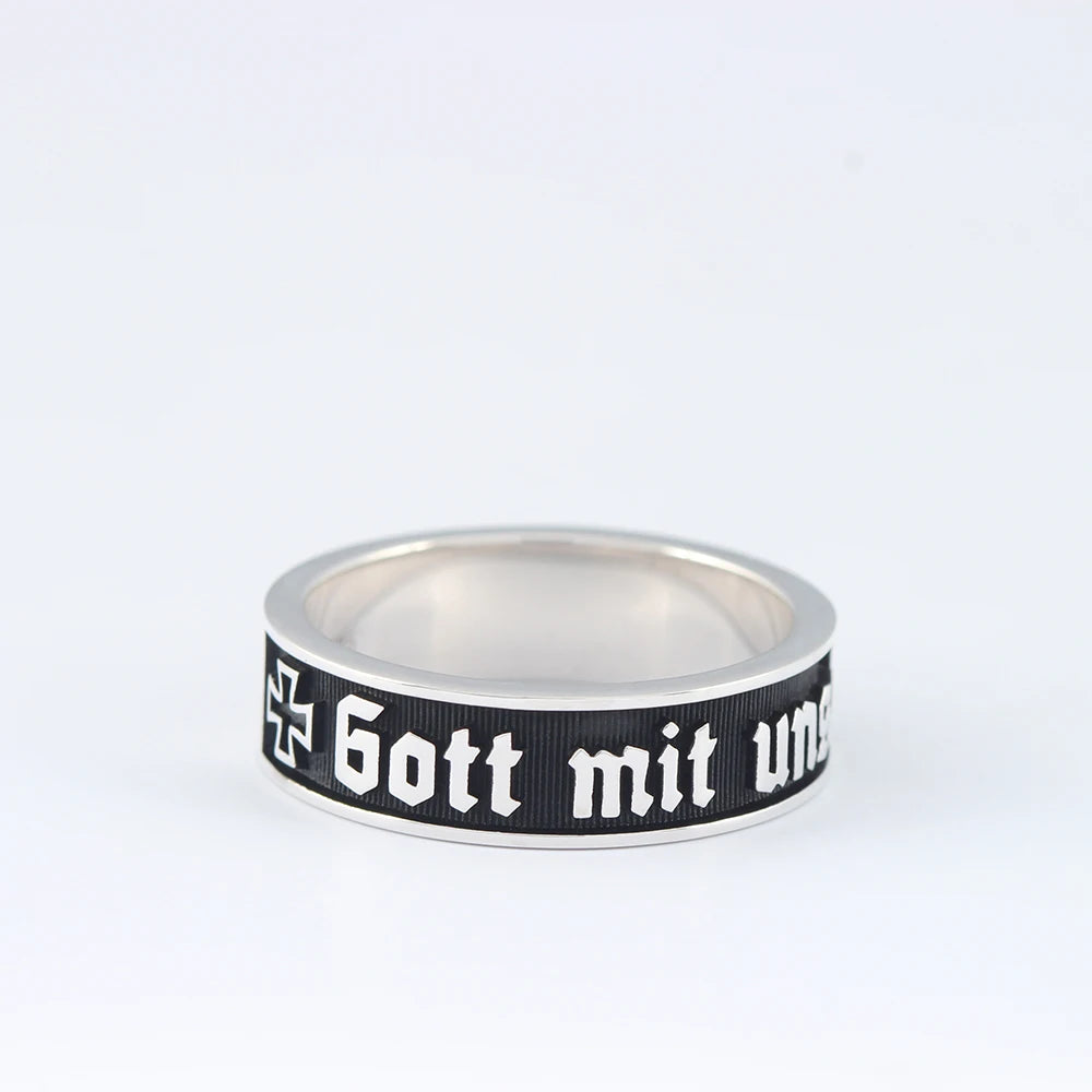 Iron Cross Germany Ring — 925 Silver