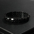 Fashion Wave Hematite Magnetic Bracelet Men Original Beaded Hematite Energy Bracelets for Women Positive Energy Jewelry
