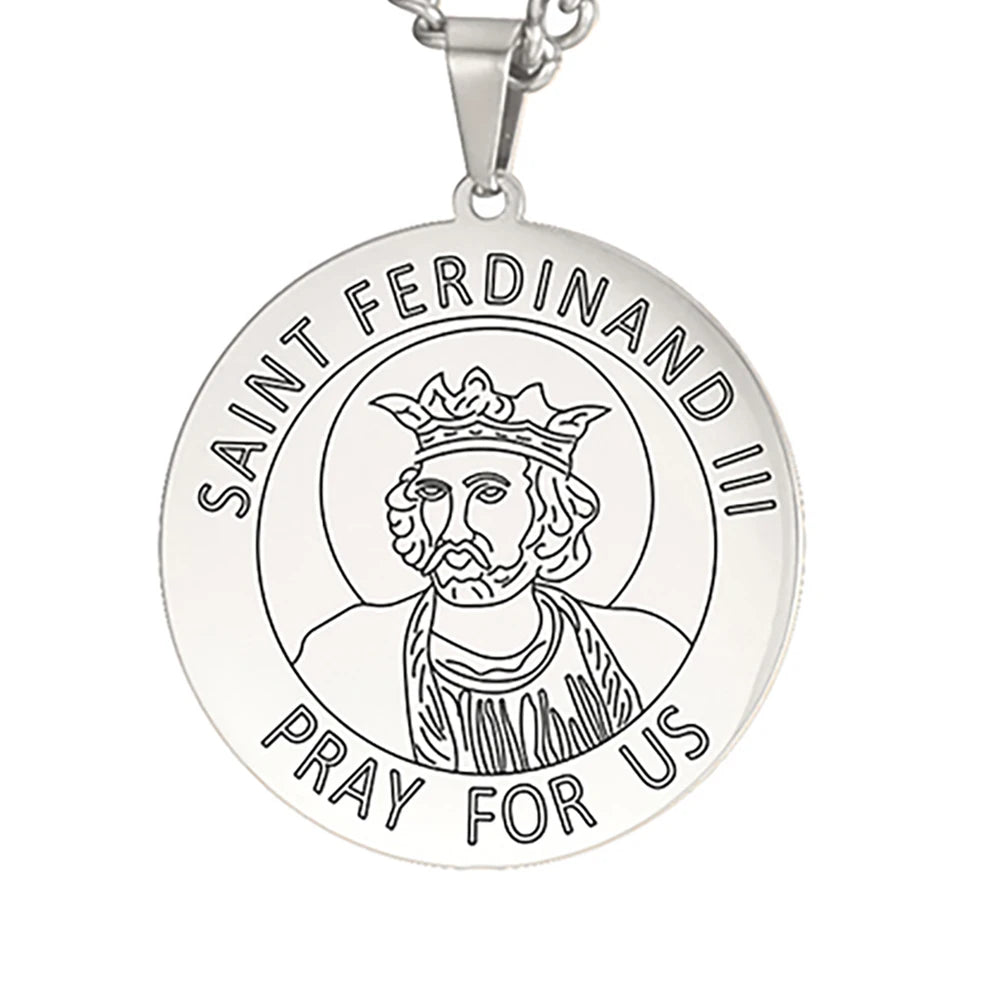 Dawapara Saint Christopher Medal Necklace Jesus Truet In You Amulet Catholic Jewelry Travelers Driver Gifts Stainless