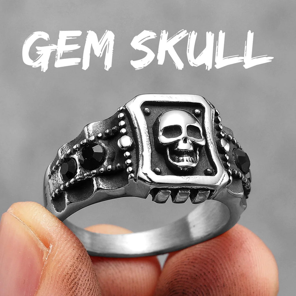 Skull Ring — Stainless Steel