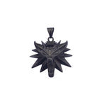 Fashion Vintage Viking Wolf Head Pendant Necklace Mens Punk Biker Stainless Steel Geralt of Rivia Slavic Necklaces
