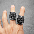 Wolf Skull Ring — Stainless Steel