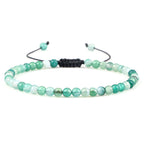 Natural Tiger Eye Stone Braided Beaded Bracelet, Adjustable
