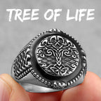 Celtic Knot Tree Ring — Stainless Steel