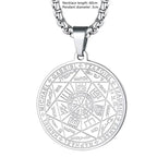 Quality Fashionable Medal Necklace Pendant Pirate Ship Compass Personality Men's Necklace Pendant Hip Hop Jewelry Trend