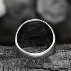 Hip Hop Trend Retro Simple Trend Punk Rock Viking Alloy Anchor Ring for Men Street Accessories