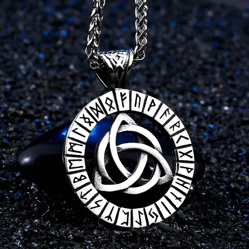 Viking Celtic Trinity Knot Pendant — Stainless Steel