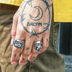 Retro Spartan Mask Large Ring For Men Punk Gothic Rock Hiphop Open Ring Biker Accessories Designer Jewelry Gift For Man