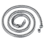 Thick Cuban Chain Necklace 8-14mm — Stainless Steel