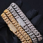 Iced Out Cuban Necklace Stainless Steel 10MM