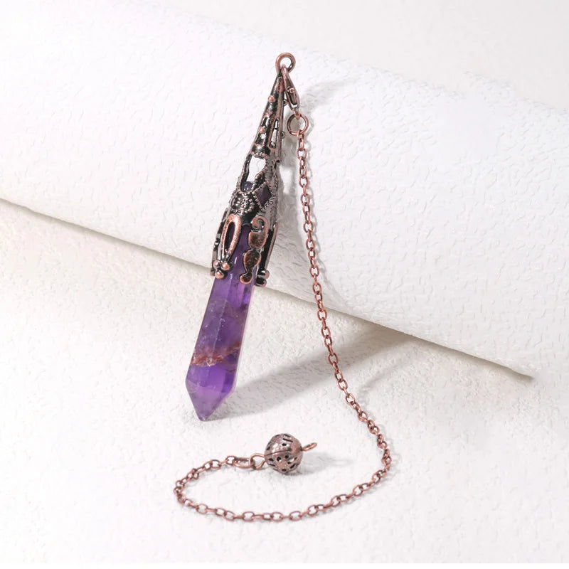 Stone Black Pendant Necklace