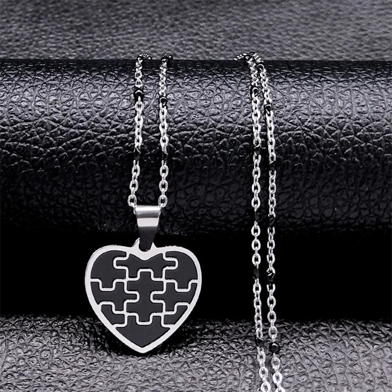 Steel Pendant Dark Enamel Transgender Symbol Triangle