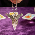 Iced Out Phoenix Black Pendant Necklace