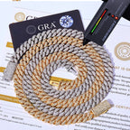 Iced Out Cuban Necklace Stainless Steel 10MM