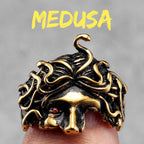 Greek Mythology Medusa Stainless Steel Men Rings Punk New For Male Women Fashion Jewelry Creativity Gift Wholesale Dropshiping