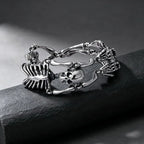 Gothic Skull Body Chain Bracelet — Stainless Steel