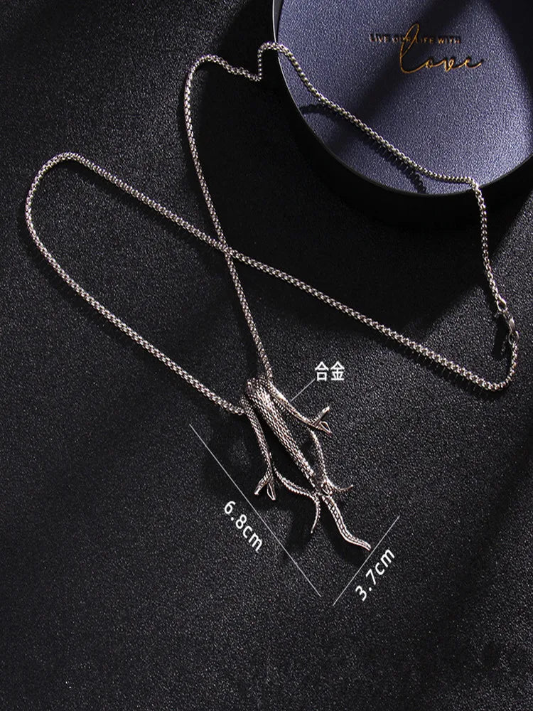 Snake Steel Chain European American Punk Style