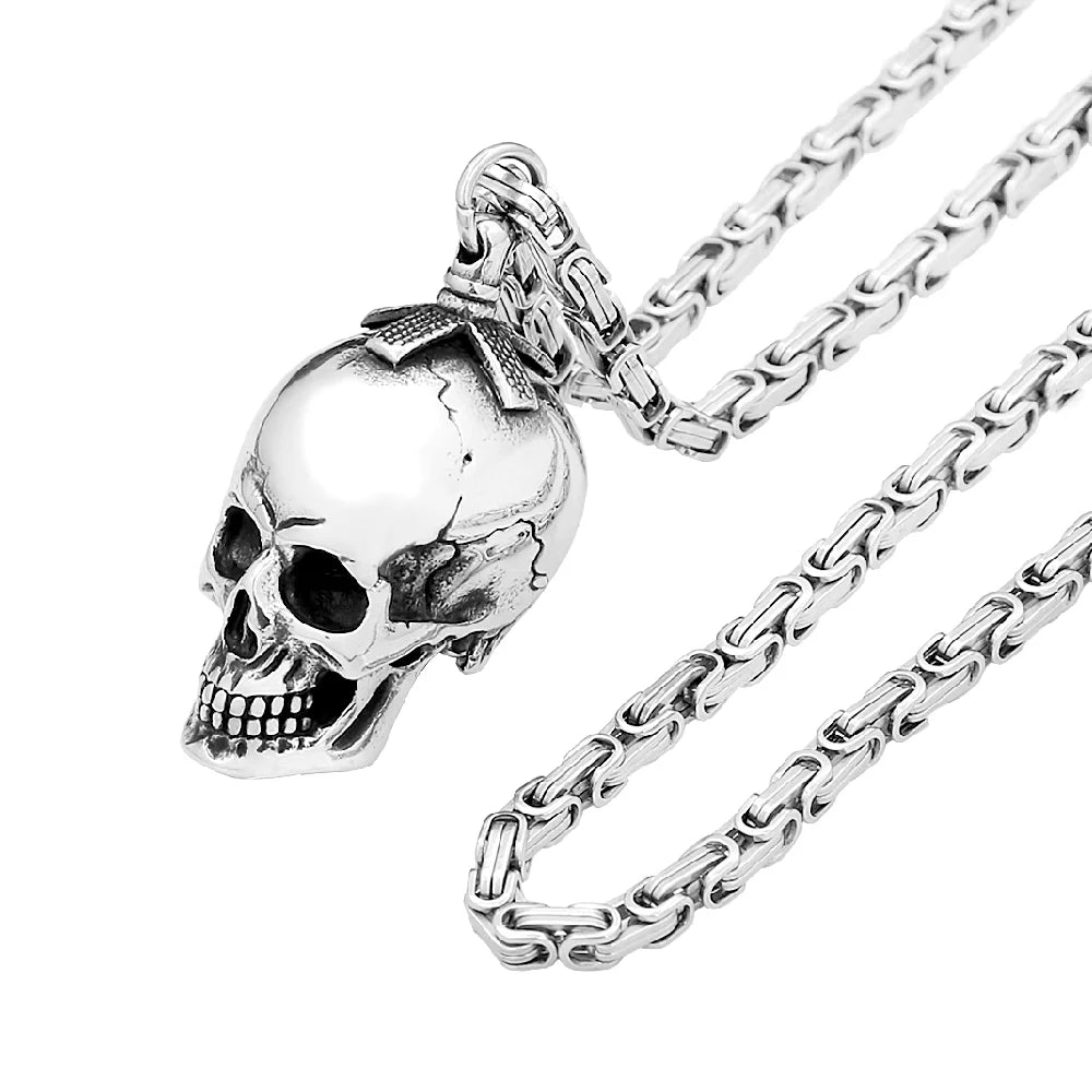 Scorpion Pendant Necklace — Stainless Steel