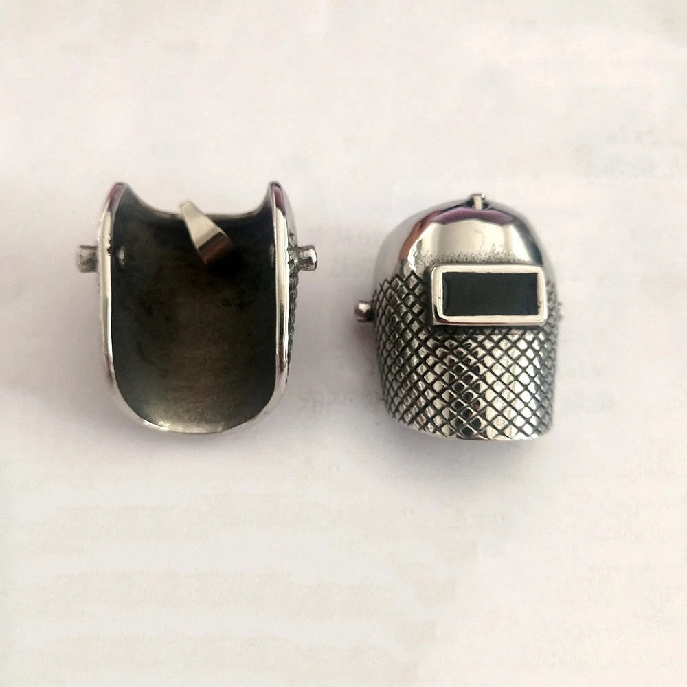 Fashion Punk Style Mask Men's Pendant Titanium Steel Hanging Neck Jewelry Student Hipster Hot Sale
