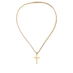 Collier Homme Spiritual Necklace - Male Minimalism Stainless Steel Jesus Cross Collar for Men Collar Hombre Jewelry Crosses
