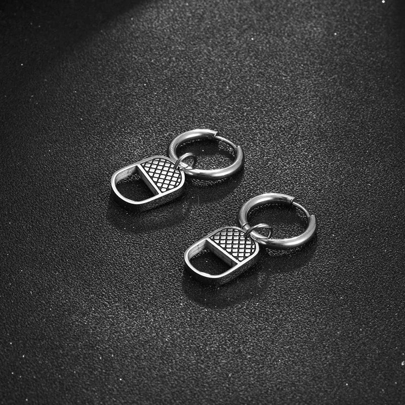 Cold Wind Stud Earrings — Stainless Steel