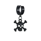 Punk Mens Long Stick Ear Stud Set Black Earrings Gift for Boyfriend Lover Jewelry Nightclub Bar Earring