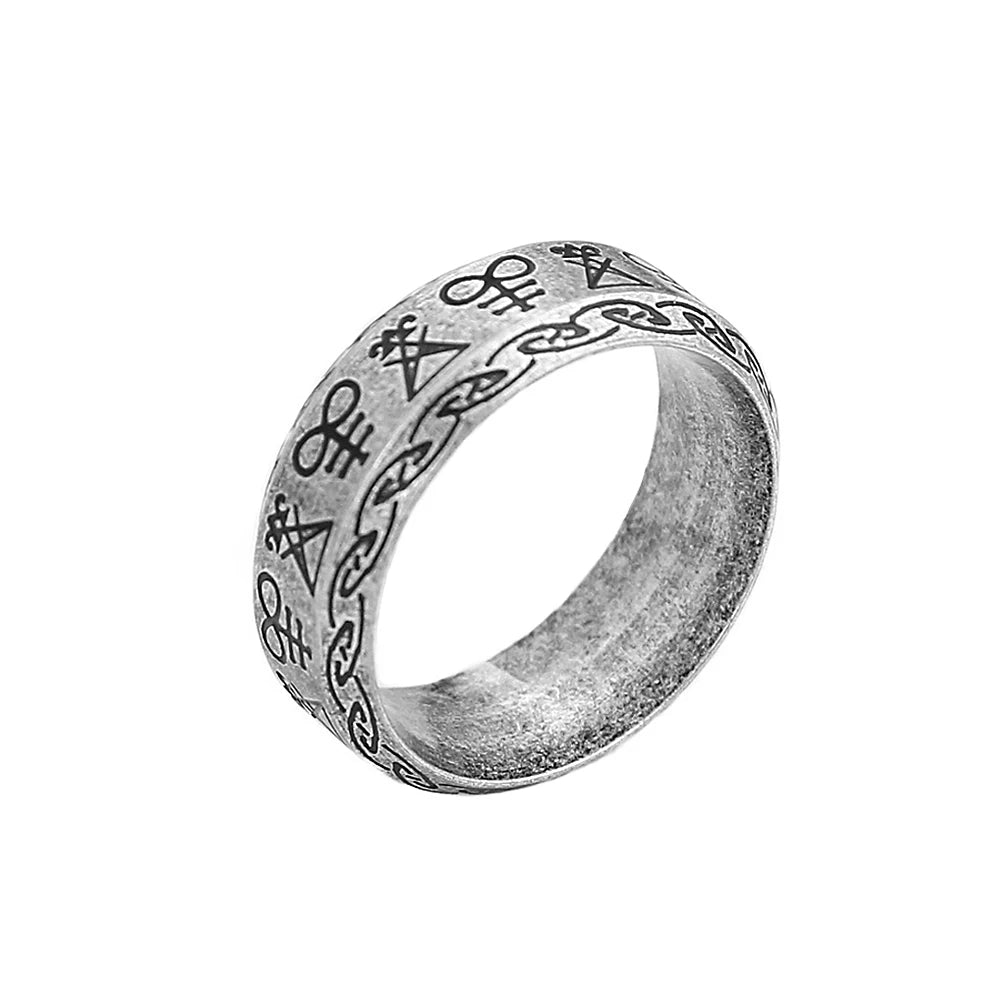 Korean Version Of Simple Ring Men Women Punk Hip Hop Stainless Steel Biker Men Ring Fashion Simple Jewelry Gift Wholesale