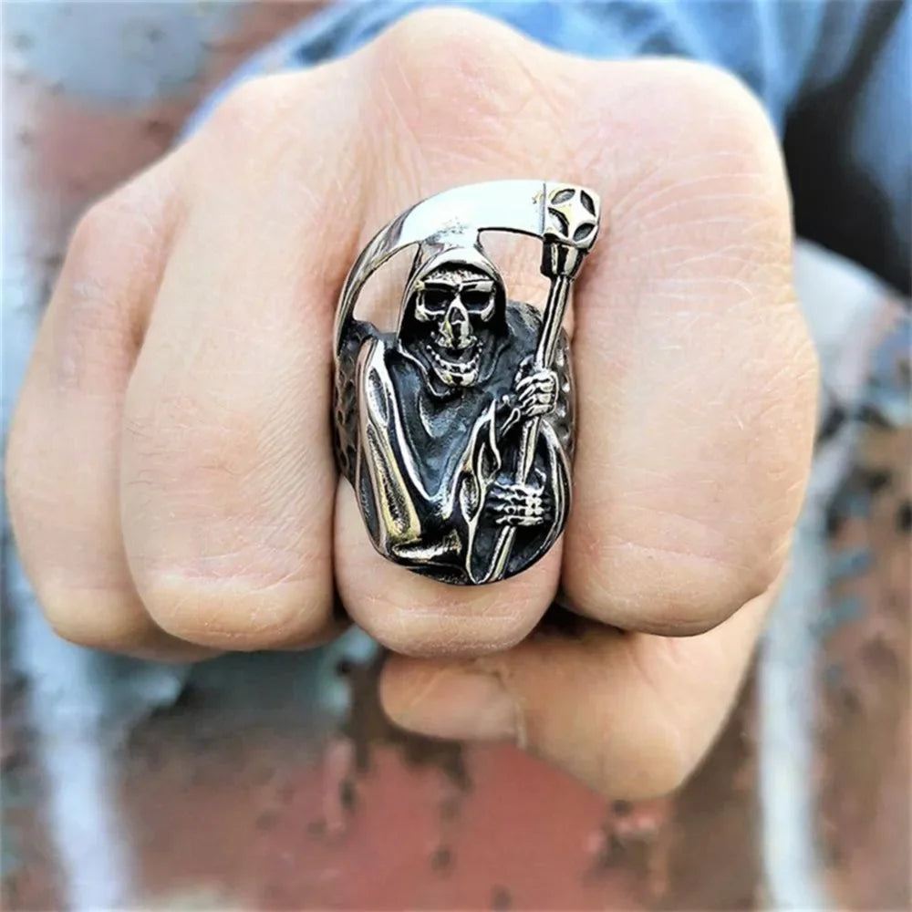 Death Skull Ring — Gothic Punk