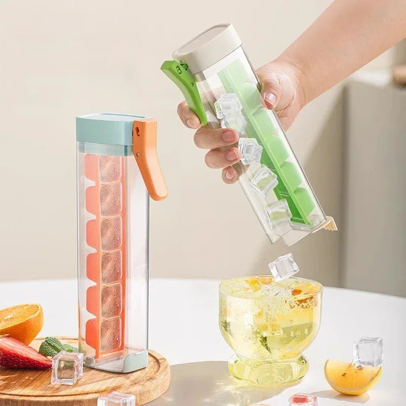 1PC Creative Ice Tray Easy To Disassemble Molded Ice Maker with Handle Reusable Ice Storage Cup