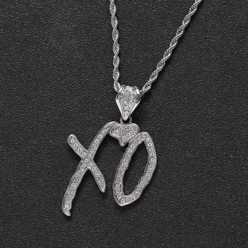 Men\'s Hip Hop Iced Out Dollar Sign Money Pendant Necklace Men\'s Punk Rap Rock Party Jewelry