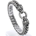 Gothic Wolf Head Stainless Steel Men's Bracelet 4 Color Available Unique Masculine Jewelry Gifts for Party
