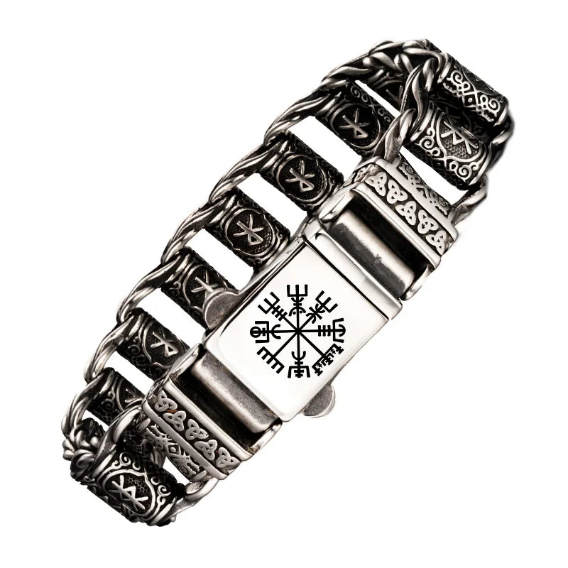 High Quality Viking Bracelet for Men Stainless Steel Hammer Fashion Jewelry