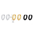 Minimal Hoop Earring — Stainless Steel