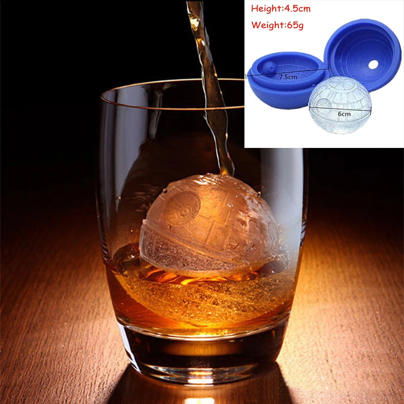 Whiskey Round Ice Cube Maker Silicone Spherical Ice Mould Ice Maker Machine Quick Freezer Ice Mold Tray Ice Cream mold