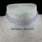 Fashion Gothic Jewellery Stretch Tattoo Choker Vintage Elastic Choker Necklace Retro Necklace Women's Necklace