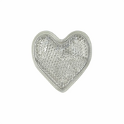 Heart-Shaped Ice Pack — Reusable Gel, Hot/Cold
