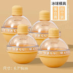 Silicone Ice Ball Maker Hockey Mold Round Reusable Cube Ball Mold Whiskey Cocktail Ice Maker DIY 2026 New Round Ice