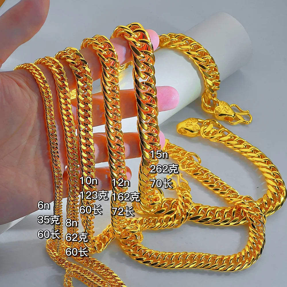 Statement Gold Pendant Necklace