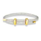 2025 New Mesh Bracelet Men Women Charm Minimalist Crystal Bangle Fashion Stainless Steel Adjustable Jewelry Creative Couple Gift