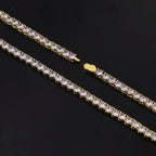 Gold Tennis Chain Full Diamond 3/4/5MM