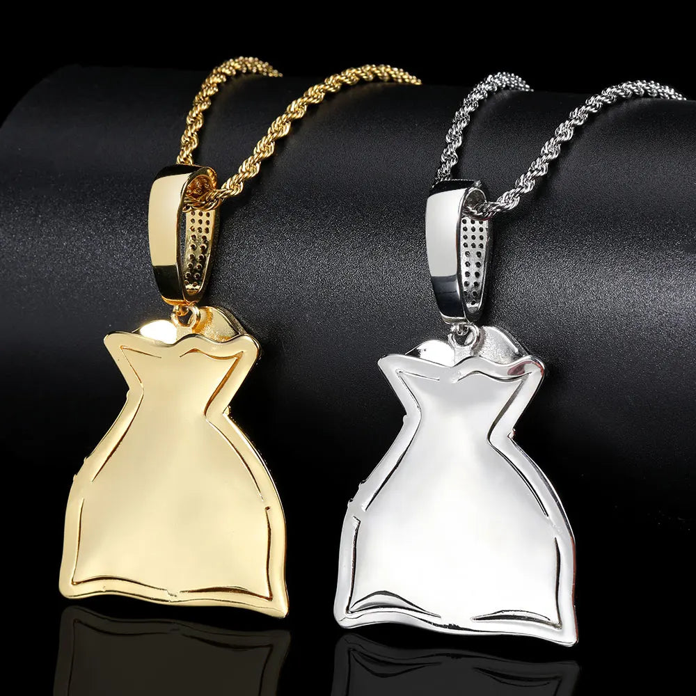 Iced Out Photo Pendant Necklace
