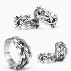 Crown of Thorns Ring — Stainless Steel