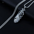 Skull Steel Pendant Japanese Korean Versatile