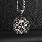 Retro Neptune Poseidon Trident Necklace Ukraine National Emblem Pendant Men\\\\\\'s Fashion Cool Trendy Jewelry Accessories