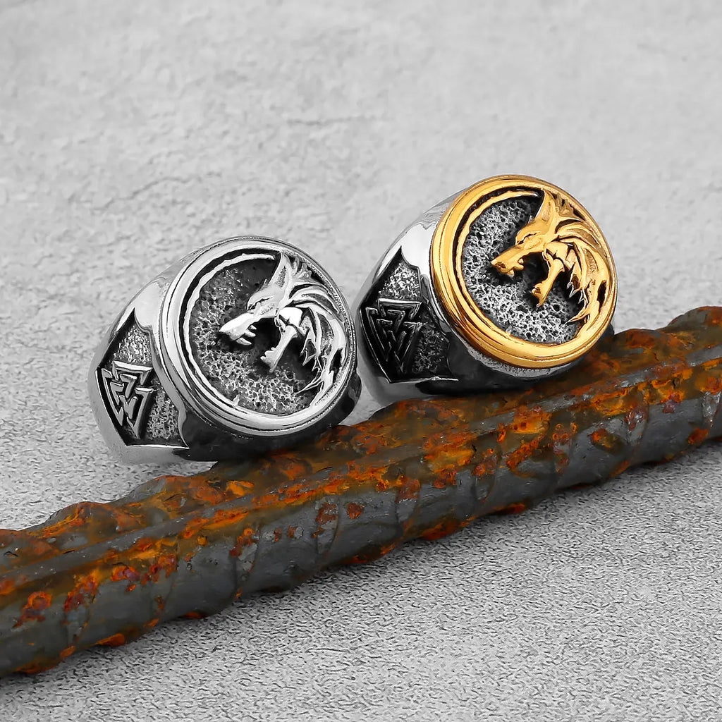 Ring Viking Wolf Stainless Steel
