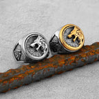 Ring Viking Wolf Stainless Steel