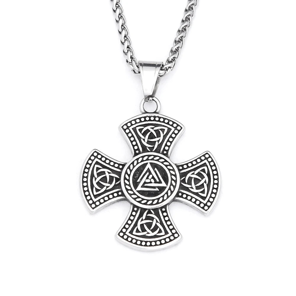Viking Celtic Knot Pendant — 316L Stainless Steel